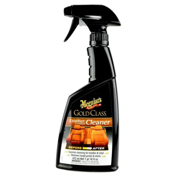 Meguiars Gold Class Leather Vinyl Cleaner środek do czyszczenia skóry i winylu 473ml