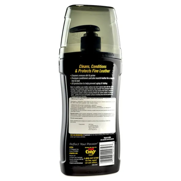 Meguiars Gold Class Rich Leather Cleaner Conditioner mleczko 400ml