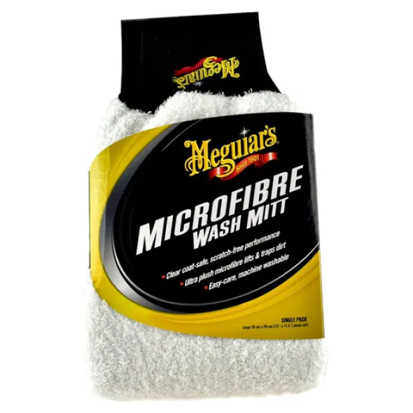 Meguiars Microfiber Wash Mitt - Rękawica z mikrofibry do mycia samochodu