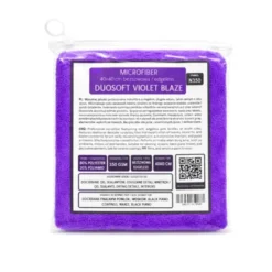 Mikrofibra bezszwowa Violet Blaze do czyszczenia i polerowania 40x40cm 350gsm