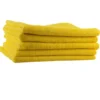 Mikrofibra super soft 40x40cm 400g/m2 - kolor żółty zestaw 5szt