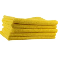Mikrofibra super soft 40x40cm 400g/m2 - kolor żółty zestaw 5szt