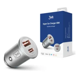 3mk Ładowarka samochodowa USB / Typ - C Hyper 30W
