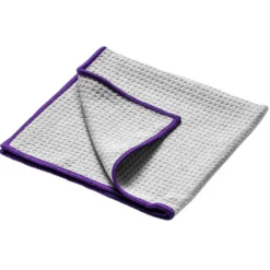 Moje Auto Detailer Mikrofibra waflowa do szyb DIAMOND GLASS 370g/m2 40x40cm GREY