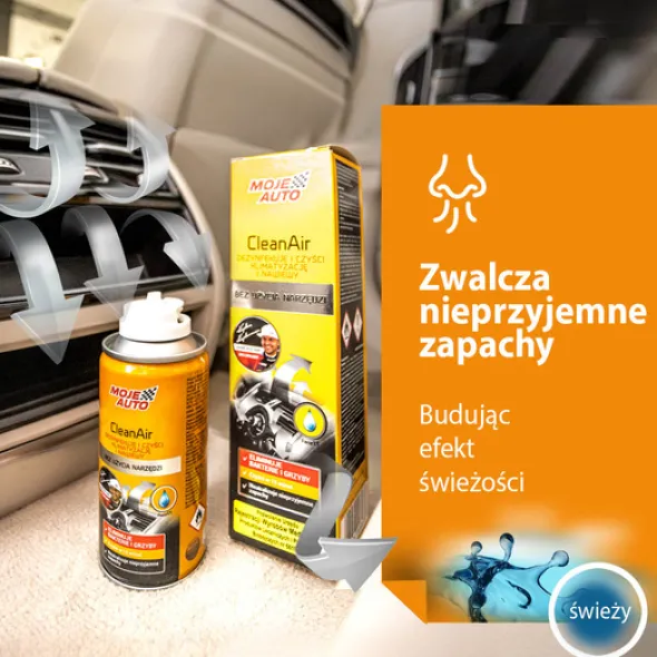 Moje Auto dezynfekcja i czyszczenie klimatyzacji 150ml - Świeży
