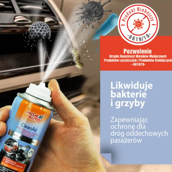 Moje Auto dezynfekcja i czyszczenie klimatyzacji150ml - Arctic