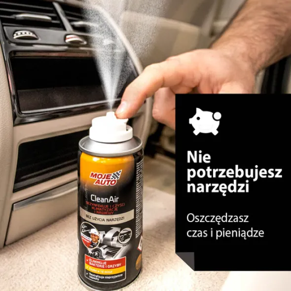 Moje Auto dezynfekcja i czyszczenie klimatyzacji150ml - Black