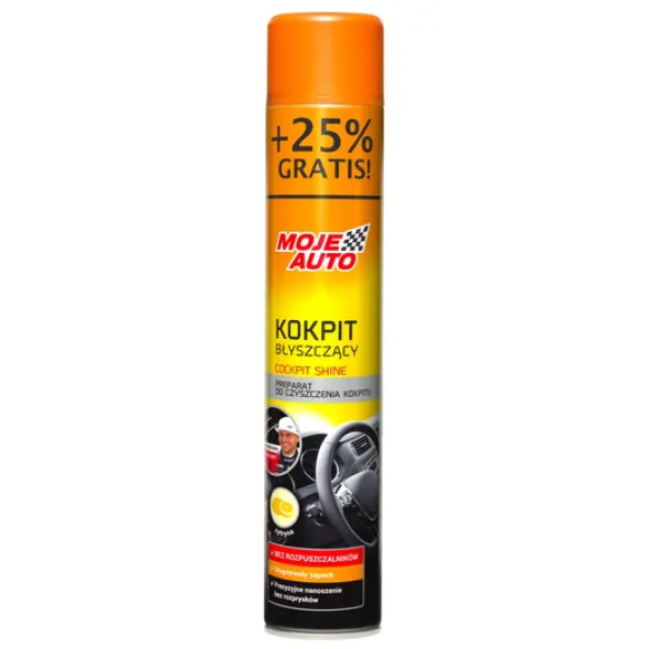 Moje Auto kokpit błyszczący do czyszczenia kokpitu Cytrynowy 750ml