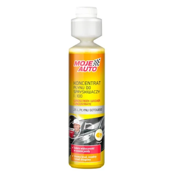 Moje Auto letni koncentrat do spryskiwaczy 100:1 Cytrynowy 250ml