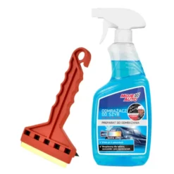 Moje Auto odmrażacz do szyb 650ml + skrobaczka Frost z mosiężnym ostrzem