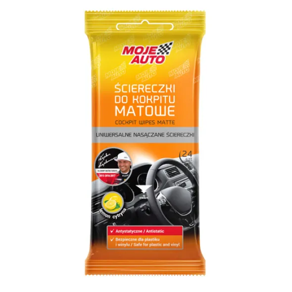 Moje Auto Softi matowe ściereczki do kokpitu 24szt