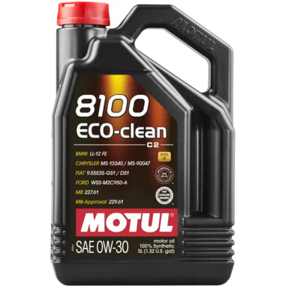 Motul 8100 ECO CLEAN 0W/30 C2 Fiat ,Toyota 5L