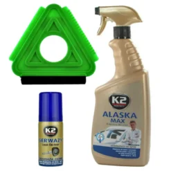 Odmrażacz do szyb 700ml+ do zamków + skrobaczka