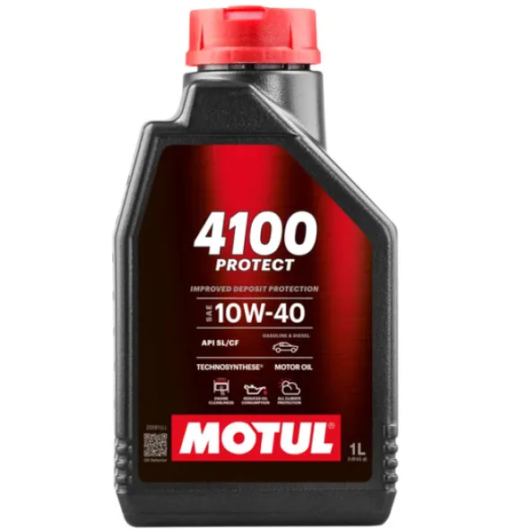 Olej do samochodów klasycznych Motul 4100 PROTECT 10W/40 - 1L