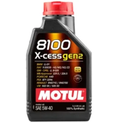 Olej silnikowy Motul 8100 X-cess gen-2 5W40 1L
