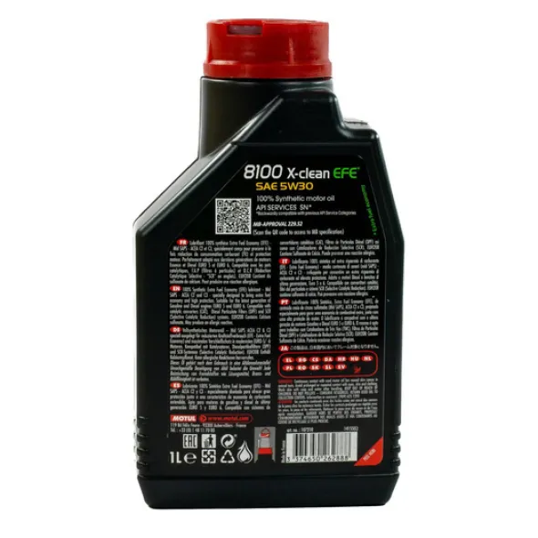 Olej silnikowy Motul 8100 X-clean EFE C2/C3 5W/30 1L