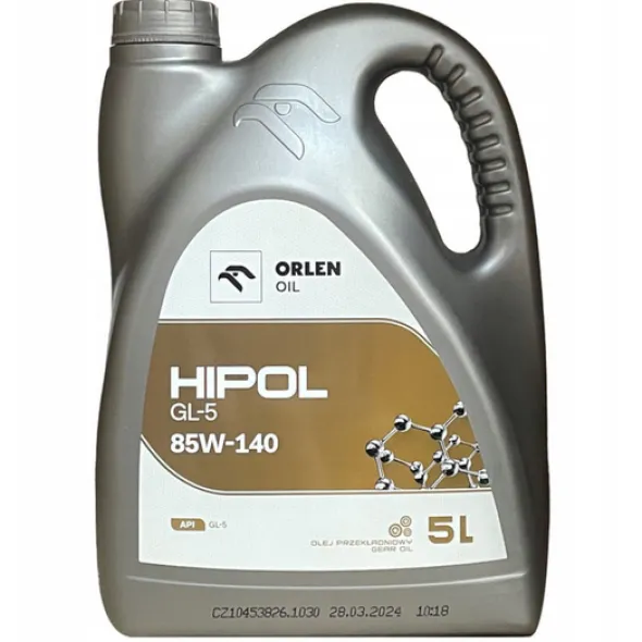 Orlen olej przekładniowy Hipol GL-5 85W/140 5L
