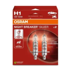 OSRAM Żarówki H1 Night Braker SILVER +100% Eko - 2szt