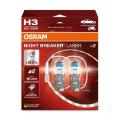 OSRAM Żarówki H3 Night Breaker Laser + 150% EKO box 2szt