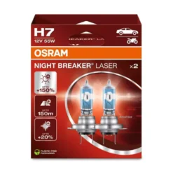 OSRAM Żarówki H7 Night Breaker Laser Eko +150%