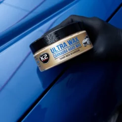 Pasta woskowa K2 Ultra Wax Carnauba 250g + gąbka