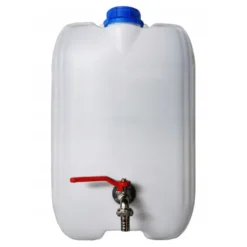 Pojemnik plastikowy na wodę z metalowym kranem 20L