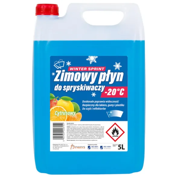 Płyn do spryskiwaczy na etanolu Winter Sprint -20C 5L