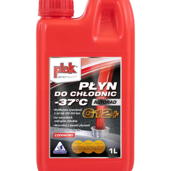 Płyn płyn do chłodnic Plak Autorad G12+ 1L
