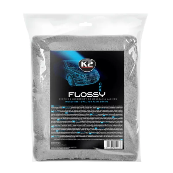 Ręcznik z mikrofibry do osuszania K2 FLOSSY PRO 90x60cm 800gsm