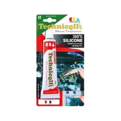 Silikon wysokotemperaturowy 300°C czerwony Technicqll 70ml