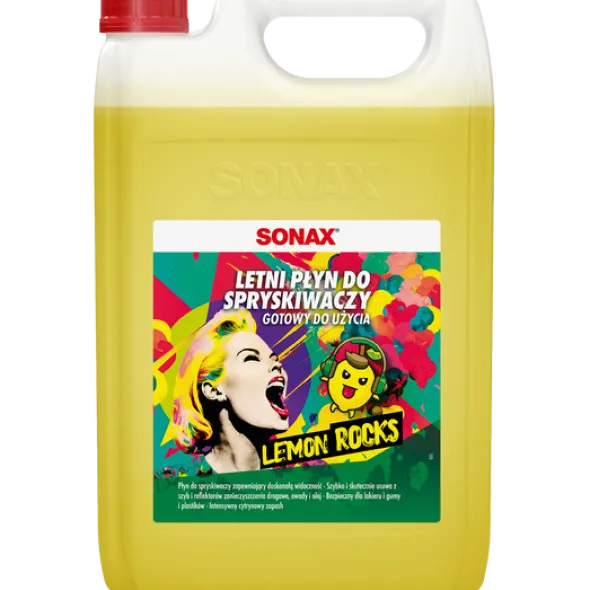 Sonax letni płyn do spryskiwacza Lemon Rocks 4L