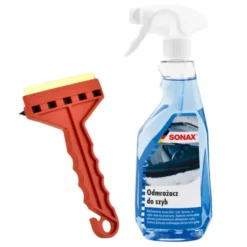 Sonax odmrażacz do szyb 500ml + skrobaczka Frost z mosiężnym ostrzem