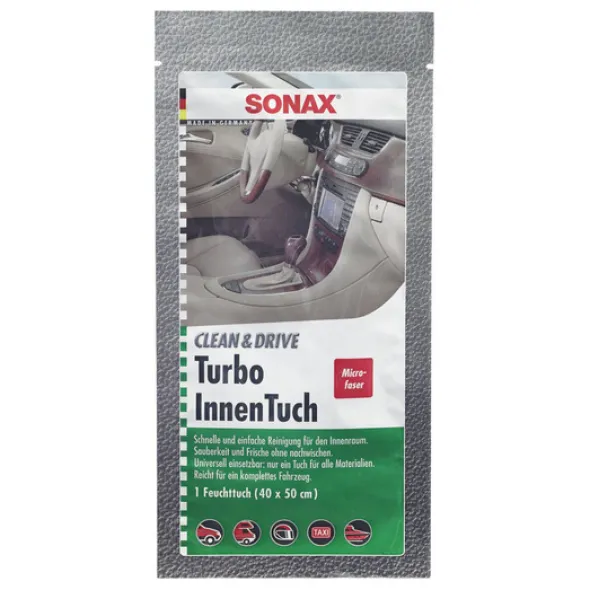Sonax Turbo Innen Tutch ściereczka do czyszczenia wnętrza 40x50 cm