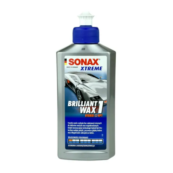 Sonax Xtreme Brillant Wax 1 Hybrid NPT- wosk do lakierów nowych i w dobrej kondycji 250ml