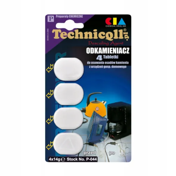 Tabletki odkamieniające Technicqll P-044 białe 4 x 14 g