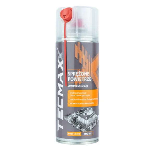 TECMAXX Sprężone powietrze z rurką do aplikacji 400ml