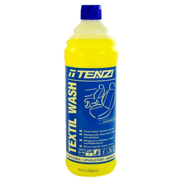 Tenzi Textil Wash płyn do tapicerek 1L + szczotka + mikrofibra