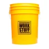 Żółte wiadro do mycia auta Work Stuff 20L