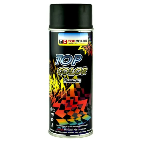 Uniwersalny lakier - Czarny mat w sprayu 400ml