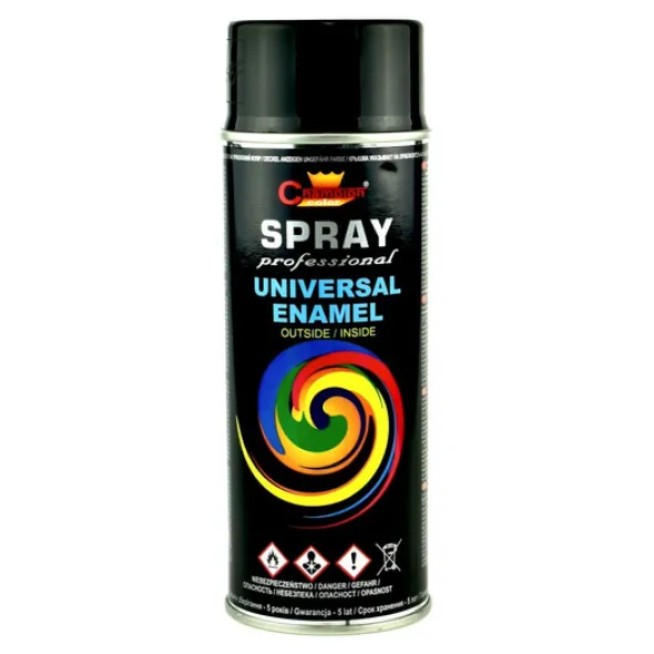 Uniwersalny lakier - Czarny połysk w sprayu 400ml