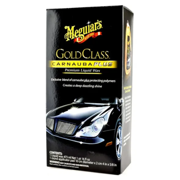 Wosk do lakier uw mleczku Meguiar's Gold Class Carnauba Plus Premium Liquid Wax 473ml