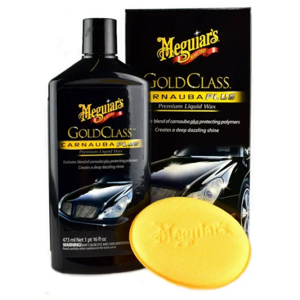 Wosk do lakier uw mleczku Meguiar's Gold Class Carnauba Plus Premium Liquid Wax 473ml