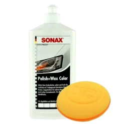 Wosk koloryzujący biały Sonax 500ml + aplikator do nakładania