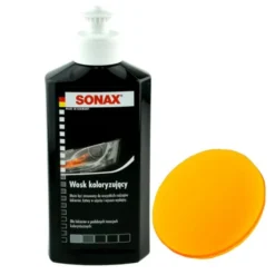 Wosk koloryzujący czarny Sonax 250ml + aplikator do nakładania
