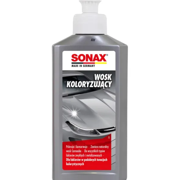 Wosk koloryzujący srebrny Sonax 250ml