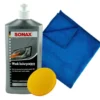 Wosk koloryzujący srebrny Sonax 500ml + aplikator + mikrofibra
