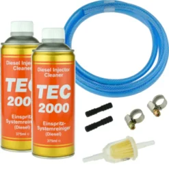 2x TEC2000 Diesel Injector Cleaner+ zestaw serwisowy 8mm