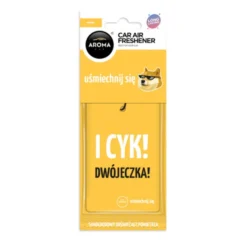 Zawieszka AROMA CAR Cellulose Let's Smile VANILLA