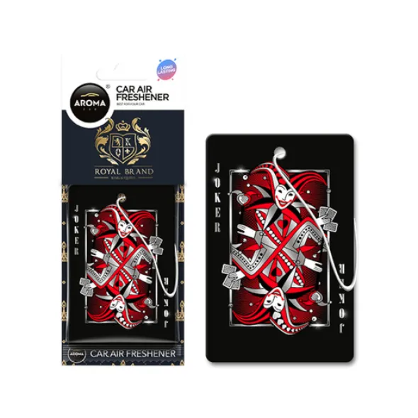 Zawieszka AROMA CAR Cellulose JOKER SILVER