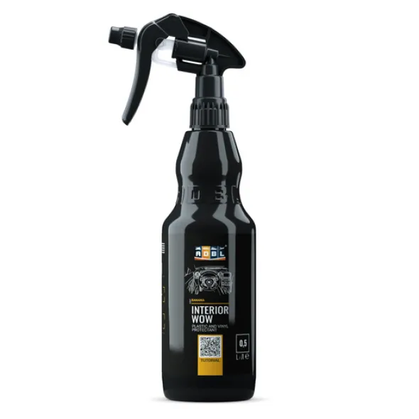 Zestaw: ADBL Interior WOW bananowy dressing do plastików 500ml + aplikator